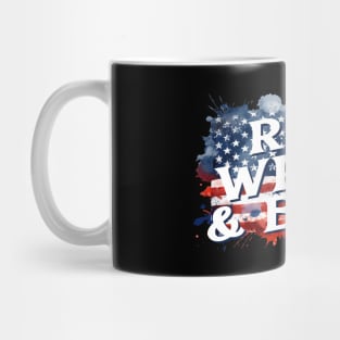 Red, White, and Blue Mug